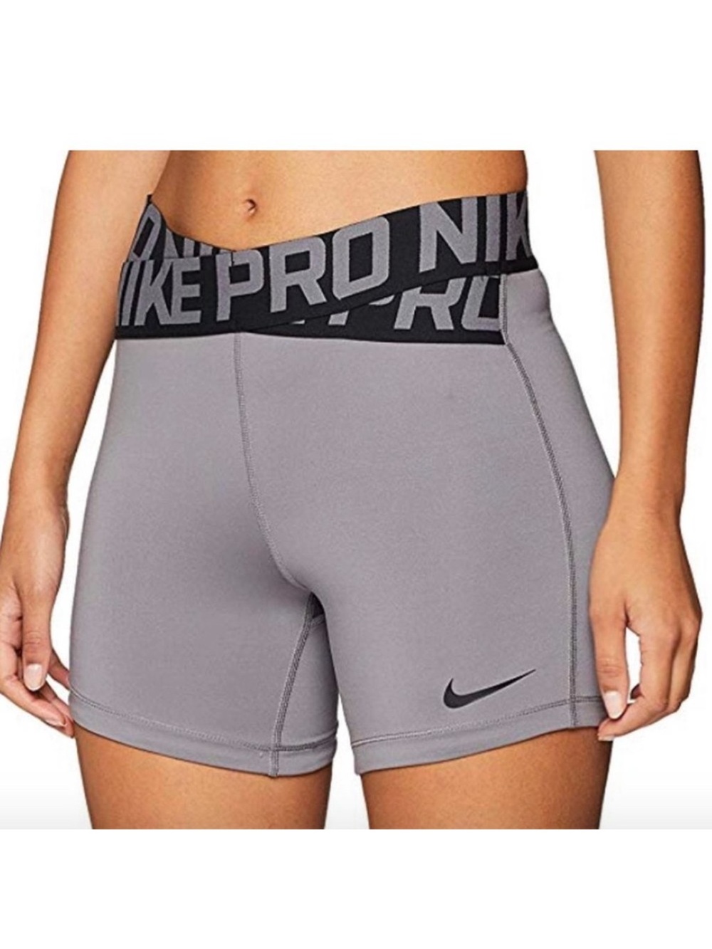 Nike Pro Intertwist Gray Shorts Women’s Size M